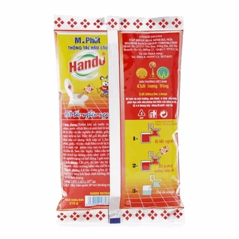 [HOT] Bộ 4 gói Thông tắc hầm cầu M. Phốt Hando 215g cao cấp
