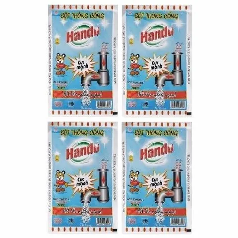 [HOT] Bộ 4 gói bột thông cống 100g nội địa Hando TI313