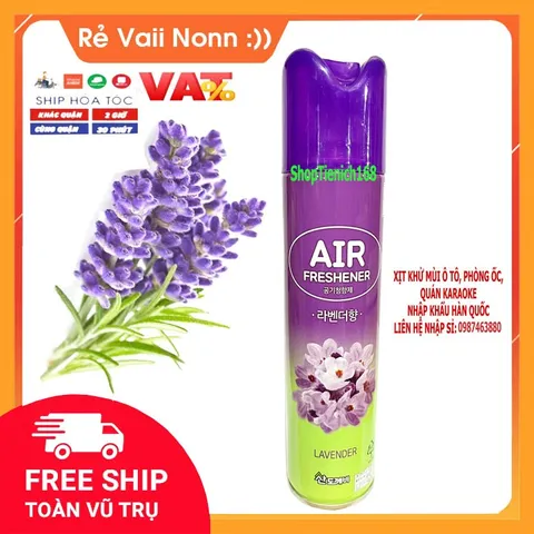 [HOT] Nước hoa xịt phòng Sandokkaebi Khử Mùi Thuốc Lá 370ML Hương Bạc Hà TI767