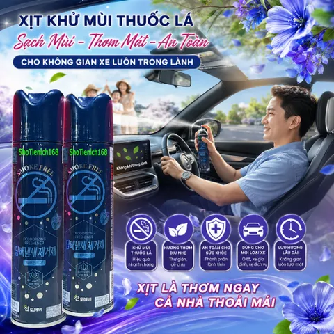 [HOT] Bộ 2 Nước hoa xịt phòng Sandokkaebi 370ML Hương JASMIN TI768