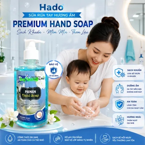 Nước rửa tay khử mùi Diệt khuẩn Mr.Fresh 500ml Hương Cam Quế