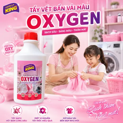🧴 NƯỚC TẨY QUẦN ÁO JAVEL GOLDEN KING 500ML – GIẢI PHÁP LÀM SẠCH VẾT BẨN, MỐC VÀ KHỬ MÙI HIỆU QUẢ