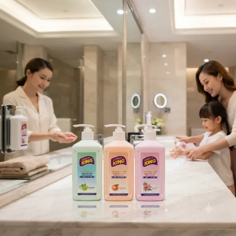 Nước Rửa Tay Golden King 500ml Hương Bạc Hà Chanh – Giải Pháp 