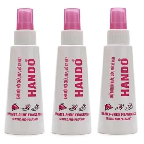 🌸 BỘ 3 CHAI XỊT KHỬ MÙI HÔI GIÀY DÉP HANDО – HƯƠNG THƠM DỊU NHẸ, THƠM MÁT SUỐT NGÀY