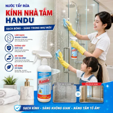 🧽 NƯỚC TẨY DẦU MỠ BẾP HANDО KITCHEN OIL CLEANER – GIẢI PHÁP LÀM SẠCH DẦU MỠ NHANH CHÓNG, HIỆU QUẢ
