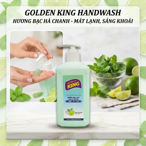 Nước Rửa Tay Golden King 500ml – Giải Pháp 
