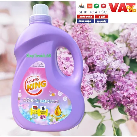 [SACH THƠM] Nước giặt lưu hương GOLDENKING 3.2L Hương quyễn rũ nồng nàn