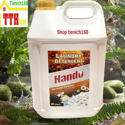 Nước giặt xả bảo vệ vải siêu thơm kháng khuẩn chống nấm mốc Hando 2L