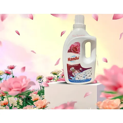 Nước giặt xả bảo vệ vải siêu thơm kháng khuẩn chống nấm mốc Hando 2L