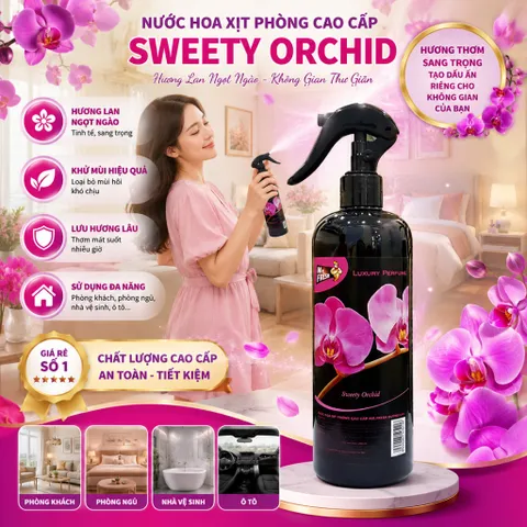 [HƯƠNG HOA THIÊN NHIÊN] Nước hoa xịt phòng KHỬ MÙI Mr.fresh 500ml Hương Lan