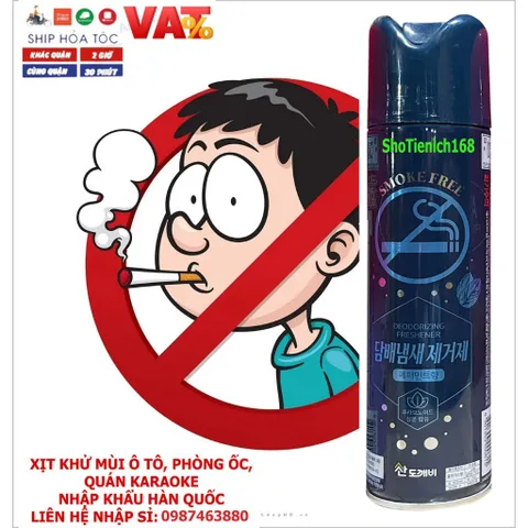 [HOT] Bộ 2Nước hoa xịt phòng Sandokkaebi Khử Mùi Thuốc Lá 370ML Hương Bạc Hà TI773