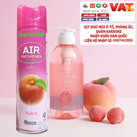 [HOT] Bộ 2Nước hoa xịt phòng Sandokkaebi Khử Mùi Thuốc Lá 370ML Hương Bạc Hà TI773