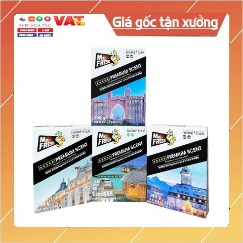 Gel thơm Phòng Khử mùi cao cấp Mr.Fresh 290g Beverly Hill  (Luxury Hotel & Resort)