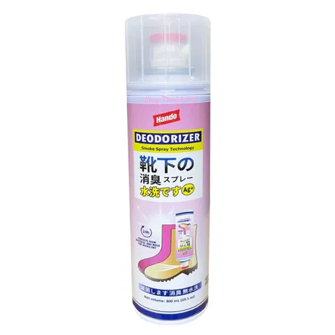 Chai xịt Khử Mùi Giày Nano Bạc Hando 300ml Diệt Khuẩn Ngăn Ngừa Hôi Chân Lưu Hương 24h