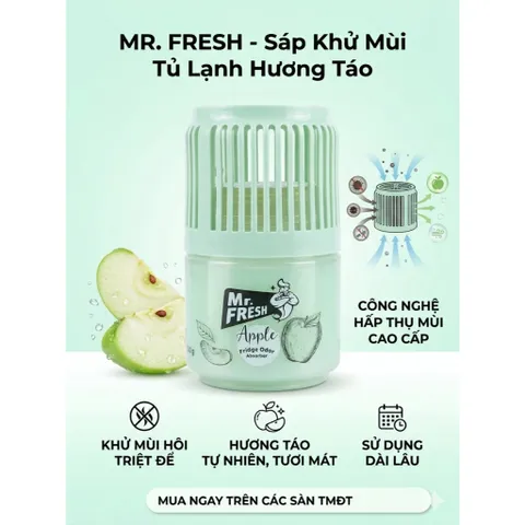 SÁP KHỬ MÙI TỦ LẠNH MR. FRESH HƯƠNG DÂU – GIẢI PHÁP ĐÁNH BAY MÙI HÔI, GIỮ TRỌN VỊ TƯƠI NGON