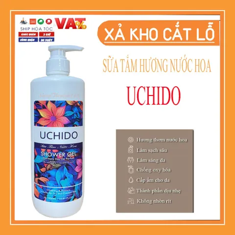 SỮA TẮM  HƯƠNG NƯỚC HOA UCHIDO – CHO LÀN DA MỀM MỊN, QUYẾN RŨ TỪ HƯƠNG THƠM Chuyên dùng cho khách sạn,nhà nghỉ,Homestay