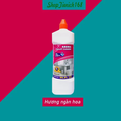 Nước tẩy bồn cầu nhà tắm Mr.fresh diệt khuẩn chai lớn 1000ml Nhiều Hương 810976