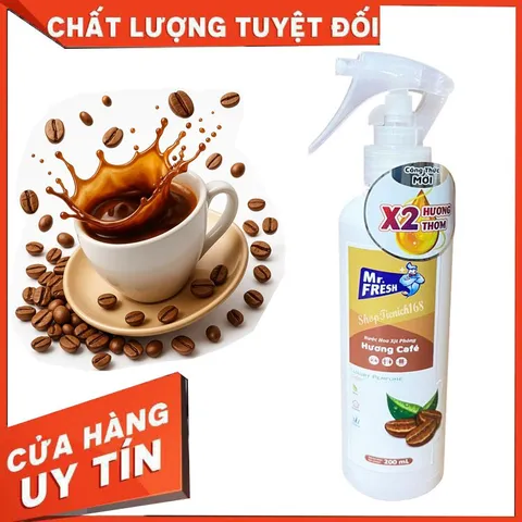 Nước hoa xịt phòng cao cấp Mr Fresh 200ml thơm lâu, khử mùi ẩm mốc, đuổi côn trùng Hương Lavender