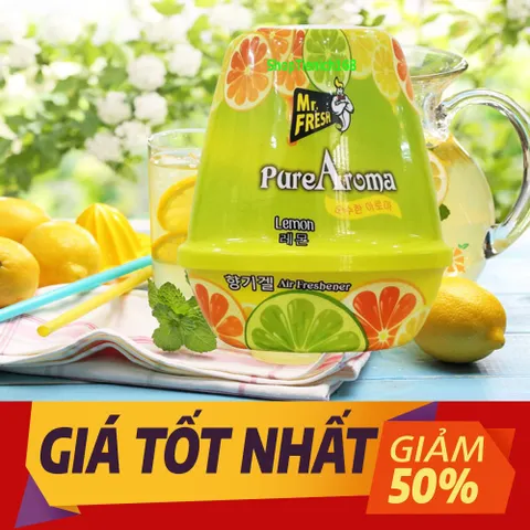 [TINH CHẤT HƯƠNG THƠM TỰ NHIÊN] Sáp thơm phòng khử mùi Mr.Fresh 220g Hương Sakura
