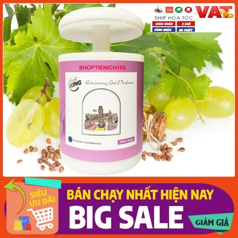 [HƯƠNG THƠM HOA,QUẢ TỰ NHIÊN] Sáp thơm phòng khử mùi GoldenKing Charming Perfume Hương Trầm Hương
