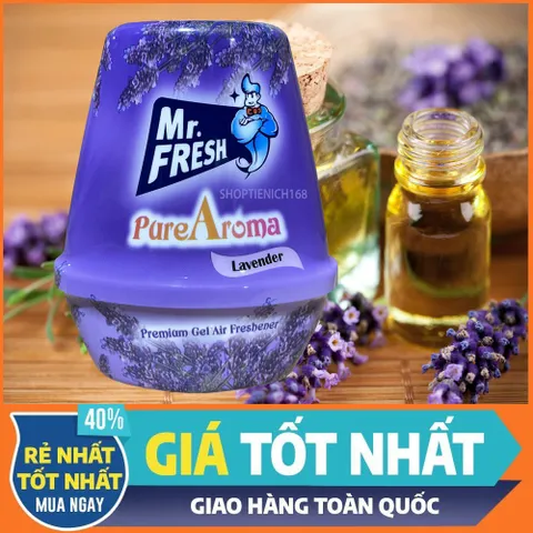 [TINH CHẤT HƯƠNG THƠM TỰ NHIÊN] Sáp thơm phòng khử mùi Mr.Fresh 220g Hương Lavender