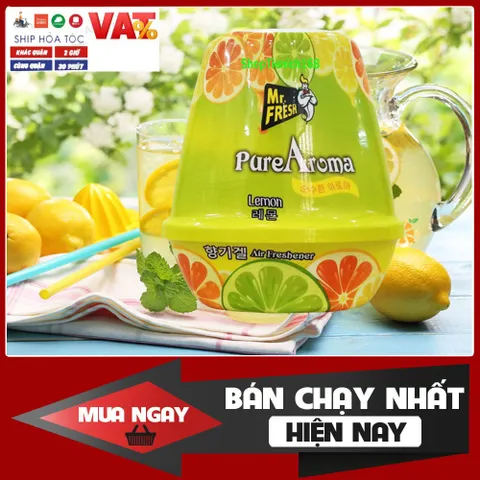 [TINH CHẤT HƯƠNG THƠM TỰ NHIÊN] Sáp thơm phòng khử mùi Mr.Fresh 220g Hương Lavender