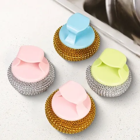 Búi Cọ xoong nồi có tay cầm chuyên dụng (vệ sinh dụng cụ nhà bếp) 811022