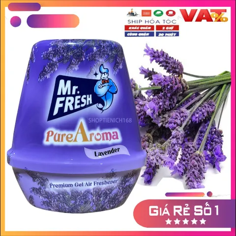 [TINH CHẤT HƯƠNG THƠM TỰ NHIÊN] Sáp thơm phòng khử mùi Mr.Fresh 220g Hương Nhài