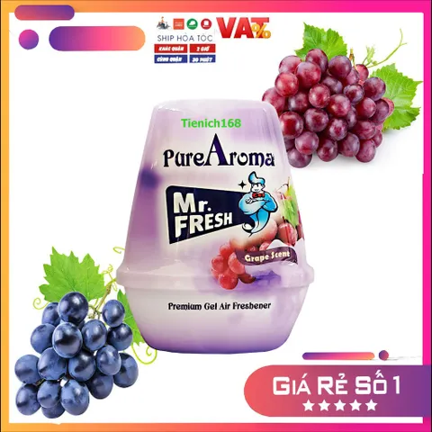 [TINH CHẤT HƯƠNG THƠM TỰ NHIÊN] Sáp thơm phòng khử mùi Mr.Fresh 220g Hương Nhài