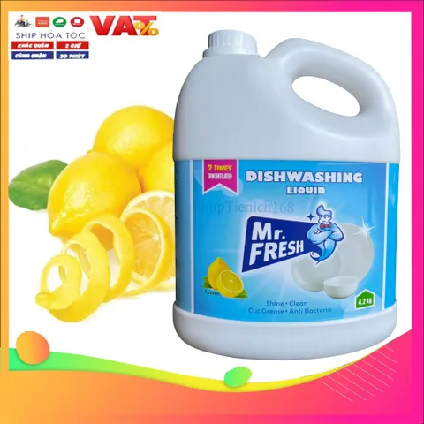 Nước rửa chén Bát siêu đậm đặc Mr.Fresh 4.2kg Mr.Fresh Nhiều Hương 811031