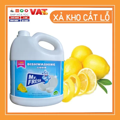 Nước rửa chén Bát siêu đậm đặc Mr.Fresh 4.2kg Mr.Fresh Nhiều Hương 811031