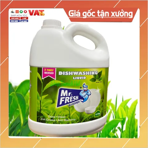 Nước rửa chén Bát siêu đậm đặc Mr.Fresh 4.2kg Mr.Fresh Nhiều Hương 811031