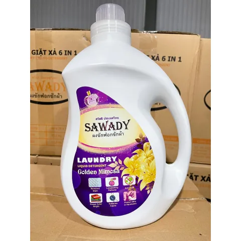 Nước Giặt Xả 6 In 1 Sawady 3,8L Nhiều hương 811032