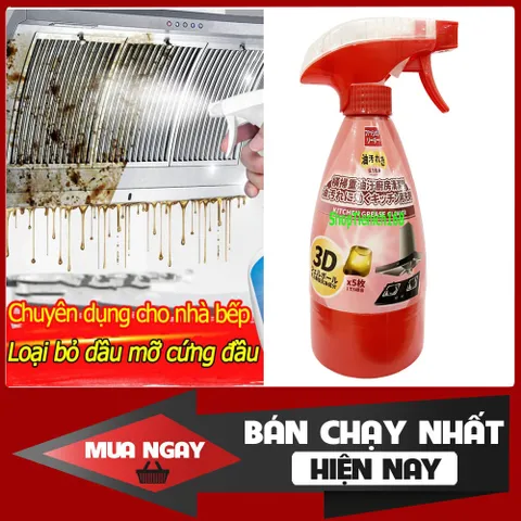 [ĐÁNH BAY MỌI VẾT BẨN CỨNG ĐẦU] Chai tẩy dầu mỡ bêp siêu sạch SAIKO 5 viên