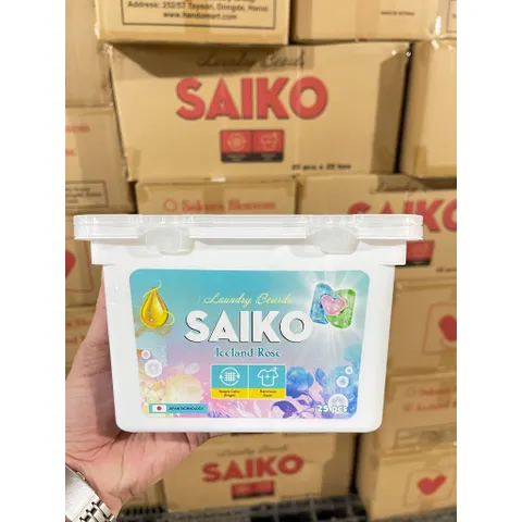 [HOT] Viên nước giặt SAIKO Loại 25 viên Hương Iceland