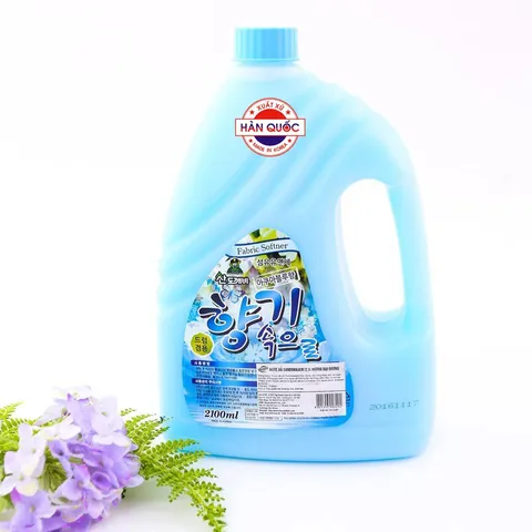 [HOT] [Nhập HC1712 giảm 10%]Combo Nước xả làm mêm vải 2100ml Tím và nước giặt len dạ 500ml Sandokkaebi 811068