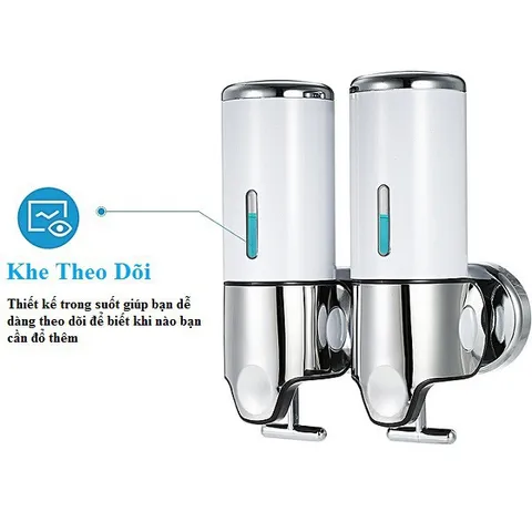 Hộp xà bông gạt thông minh 2 bình 1000ml Homestar sang trọng 811071