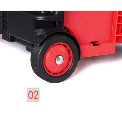 Thùng đựng đồ đa năng gấp gọn có bánh xe Mầu đỏ 811072