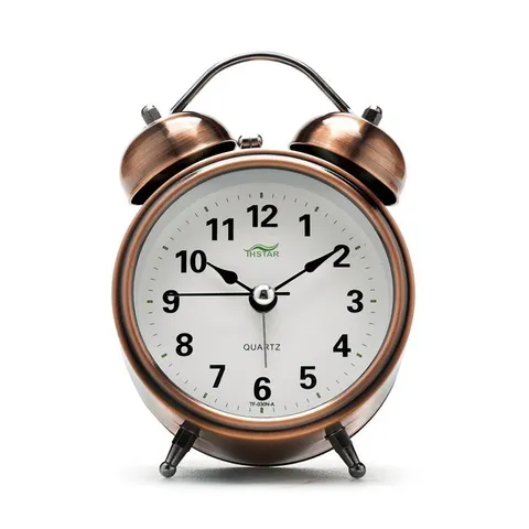 [HOT] Đồng hồ để bàn báo thức History Alarm Tienich168 TI27 (Nâu) 811115