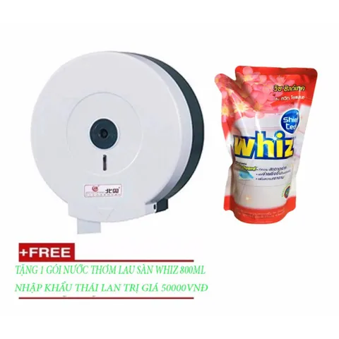 [HOT] Hộp đựng giấy vệ sinh gắn tường cỡ lớn 26x26cm (trắng) Tặng 1 gói nước thơm lau sàn nhà Whiz 800ML Đỏ TI839 811145