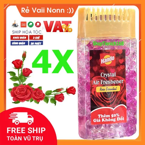 [GIÁ CÔNG PHÁ] Bộ 4 Sáp thơm Khử mùi Hando 150g (Hương Chaming)