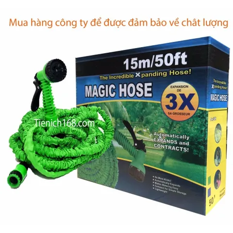 [HOT] Bộ vòi rửa xe,tươi cây giãn nở MAGIC HOSE 15M TI683