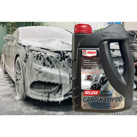 [HOT] Nước rửa xe ô tô xe máy super cleaner  kèm Mút lau rửa xe