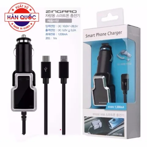 [HOT] Sạc Điện Thoại Trên Ô tô Zingaro Korea DL-755 TI776