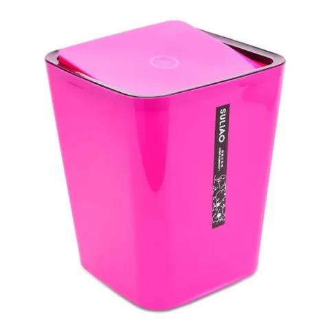 [HOT] Bộ 2 Thùng rác nhựa gia đình cao cấp nắp bập bênh bằng TI677 811422