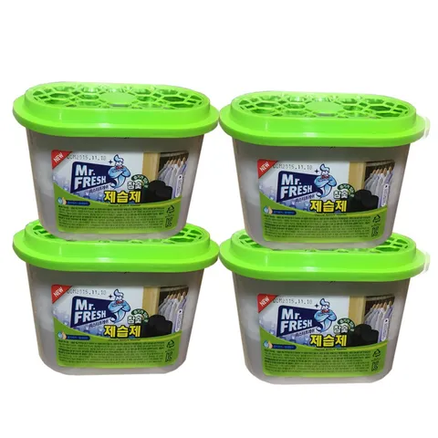 [HOT] Bộ 3 bình hút ẩm than hoạt tính Mr.Fresh 256g nhập khẩu Hàn quốc