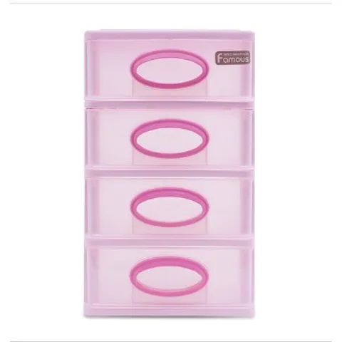 [HOT] Hộp nhựa 4 ngăn kéo Famous 811485