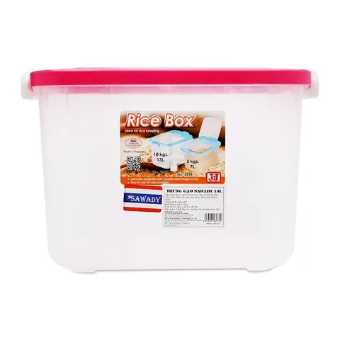 [HOT] Thùng gạo Sawady 13L 10kg Tienich168 TI165 (Giao màu ngẫu nhiên) 811494