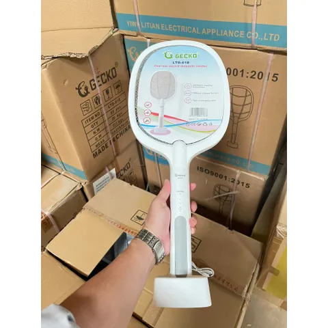 [HOT] Vợt Muỗi Kèm Đèn Pin 2 Trong 1 SuperWhite Tienich168.