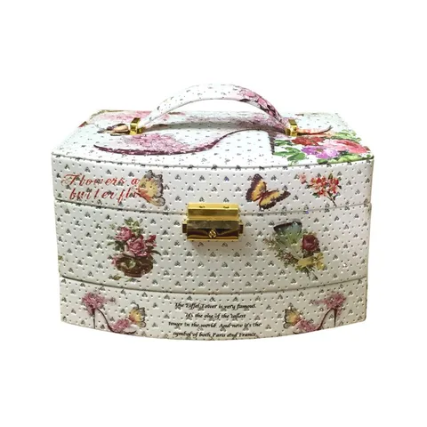 [HOT] Hộp đựng trang sức Crystal giả ra 2 ngăn cao cấp 811562